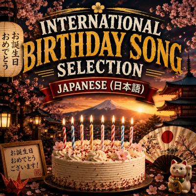 Happy Birthday - Japanese (日本語)