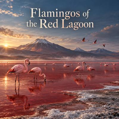Flamingos of the Red Lagoon