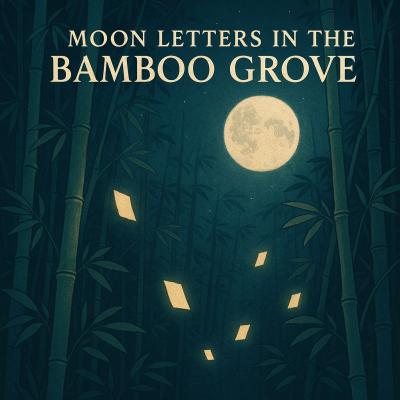 Moon Letters in the Bamboo Grove