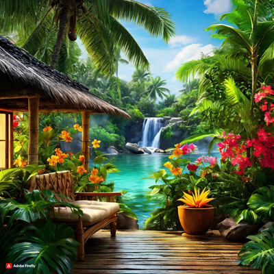 Tropical Island House